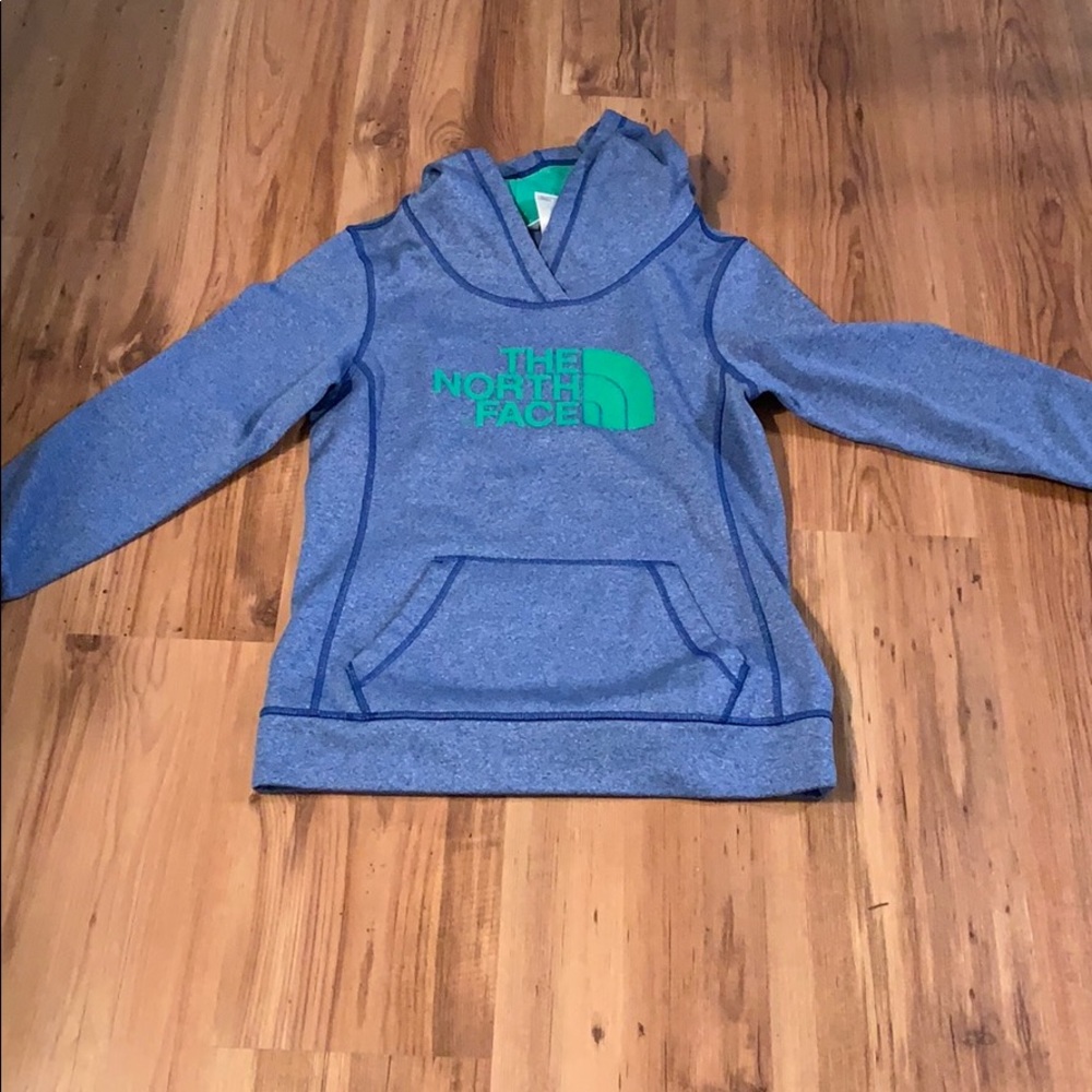 Blue North Face Hoodie